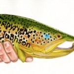 Water Color brown in hand by Tim Johnson