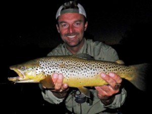 Jeffbrowntroutseptember Big Brown Trout evening Trico hatch